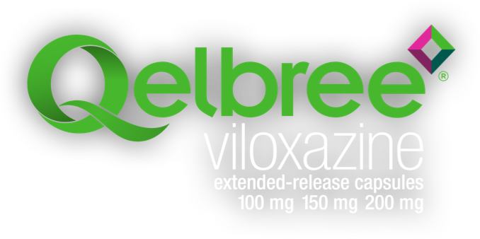 Qelbree® (viloxazine extended-release capsules) logo